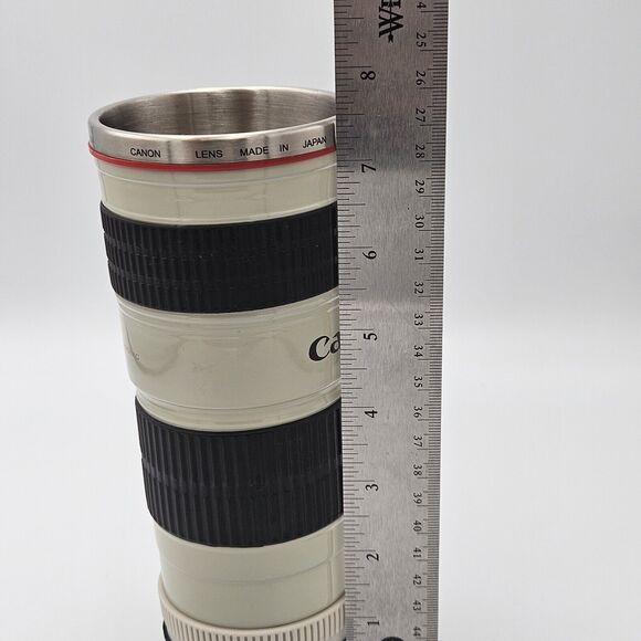Large Canon Camera Lens Travel Mug Canon Lens Style Thermos Cup No‎ Lid - Picture 4 of 4